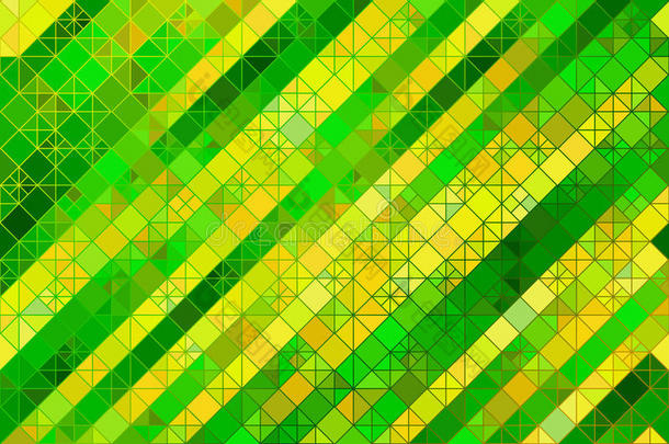 绿色抽象几何背景
