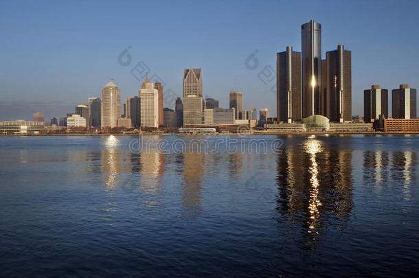 底特律在黎明全景2015年11月