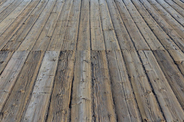 老化木墩/平台-木地板，木地板