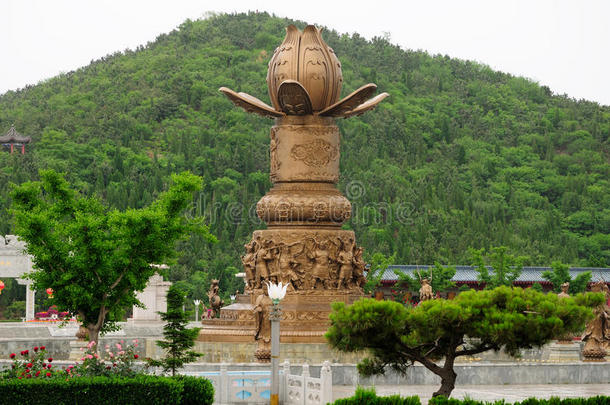 中国南山旅游区喷泉