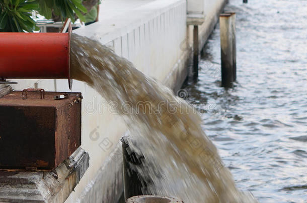 建设肮脏的排水环境流