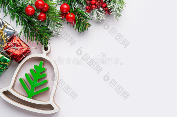 圣诞节和新年装饰装饰玩具圣诞树复古风格