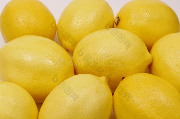 新鲜柠檬的背景