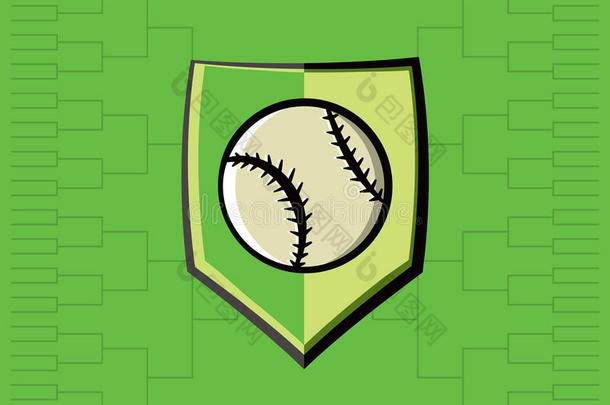 棒球徽章和<strong>比赛</strong>背景
