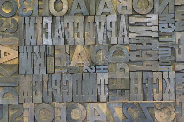 abc公司字母表古董背景块
