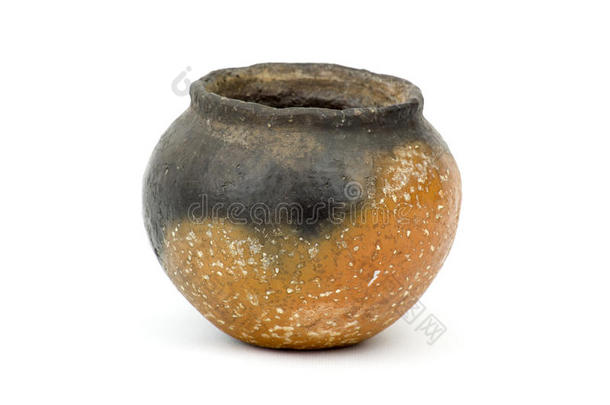 粘土罐，旧陶瓷花瓶