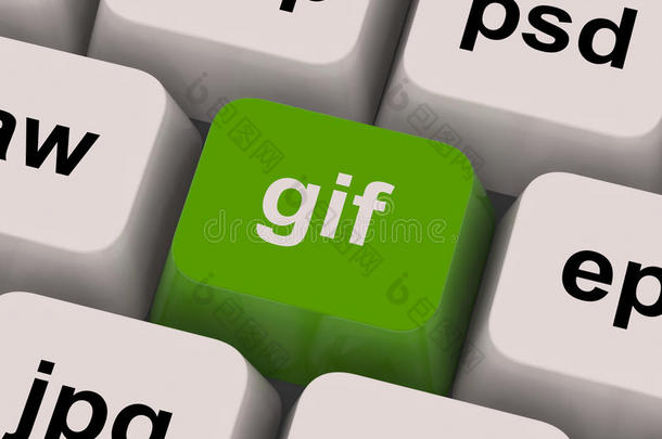 GIF键显示互联网图片的图像格式