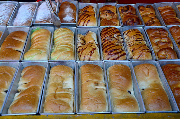 面包和面包填充泰国风格