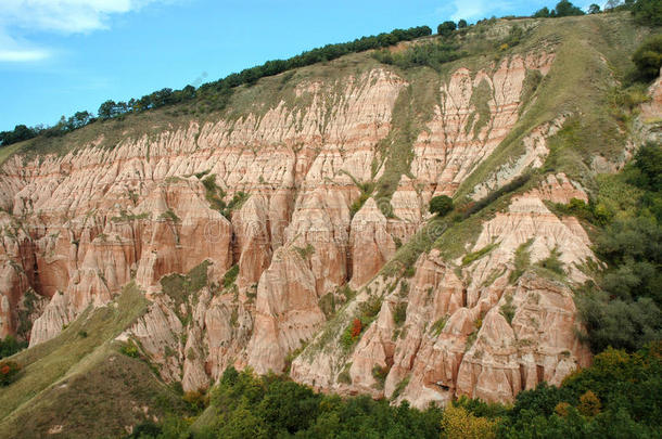 地质保护区。 峡谷