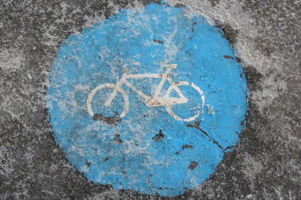 地区沥青<strong>背景</strong>自行车骑自行车