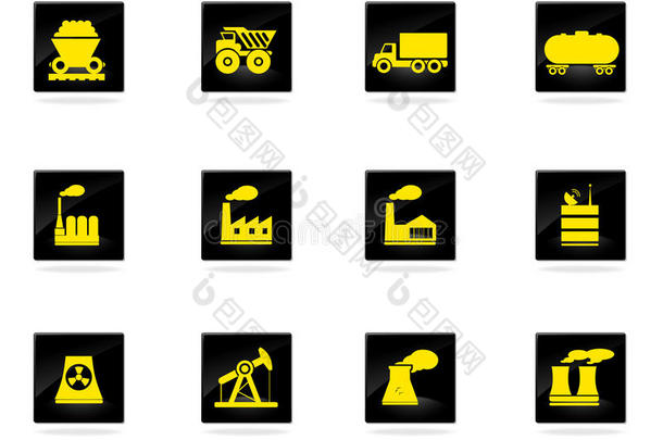 工厂和行业符号