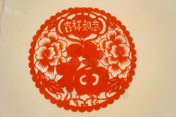中国剪纸艺术，春节主题