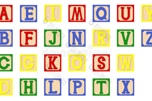 儿童方块字母表