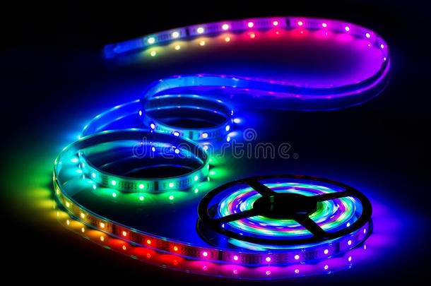 彩色LED条，LED胶带