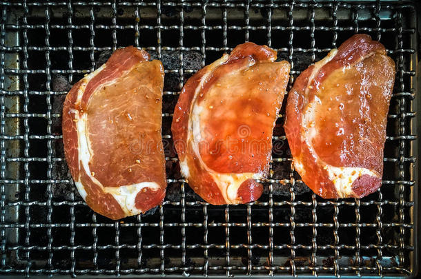 韩国风味食品中的烤猪肉