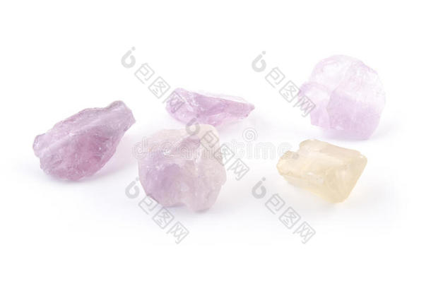 紫水晶珠，紫色，紫色和黄色