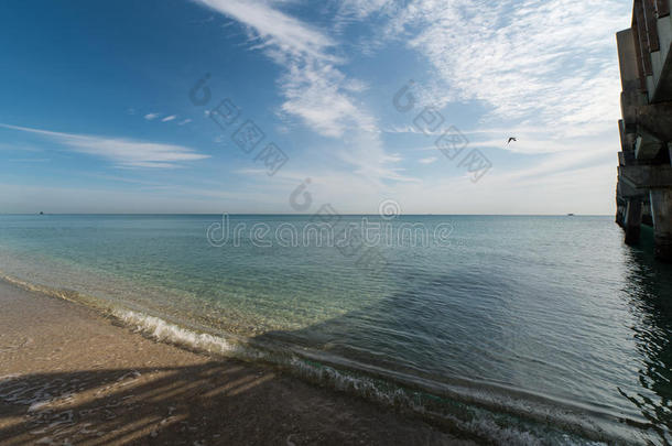 大西洋气氛海滩云云景