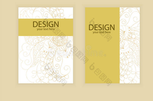 设计传单小册子设计。 传单、邀请函、小册子、封面的样品载体