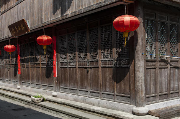中国传统建筑中的红灯笼