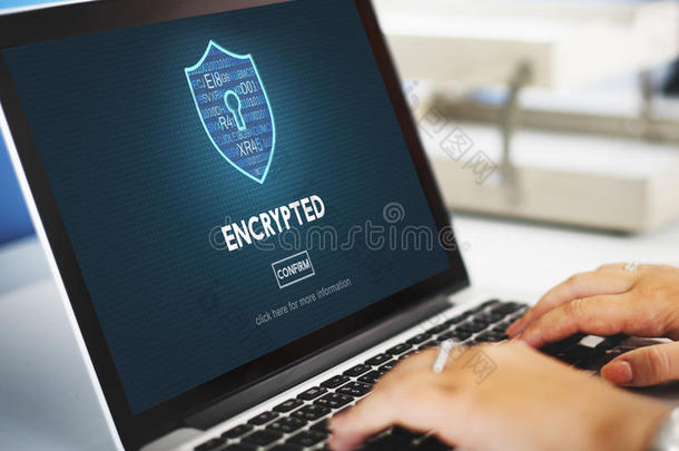 加密数据隐私在线安全保护概念