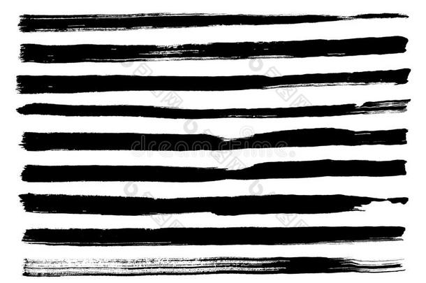 黑色灰色矢量抽象手绘背景。 刷子设计。