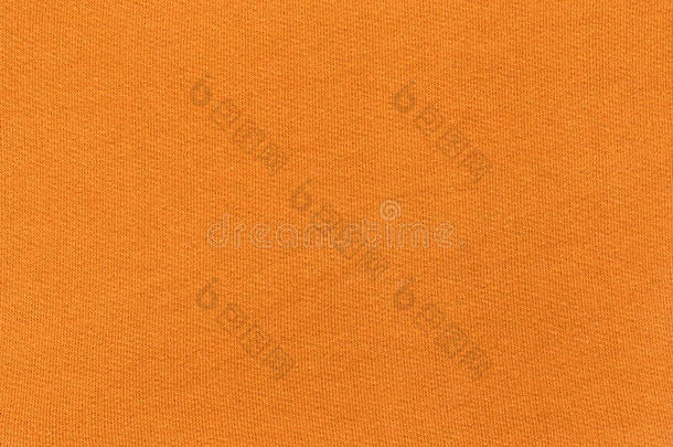 抽象橙色纺织纹理。