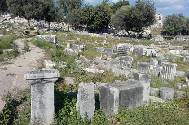 古代的阿波隆可以墓地庭院