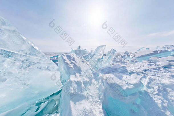 蓝冰腐殖质贝加尔立体全景图