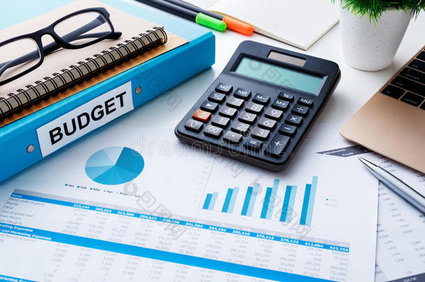 财务和预算规划与图表报告
