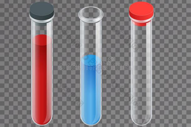 化学试管象形图标设置。锥形烧瓶，蒸馏瓶，<strong>容量</strong>瓶，试管。化学实验室