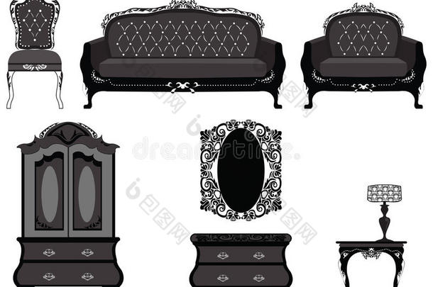 古典皇家装饰家具