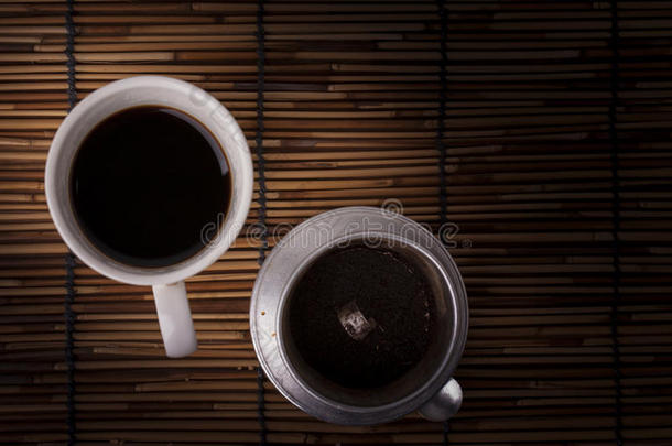 纯咖啡咖啡咖啡杯咖啡粉杯子