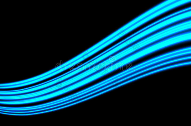 闪光的火花波线与飞行闪闪发光的闪光灯。 很容易使用。