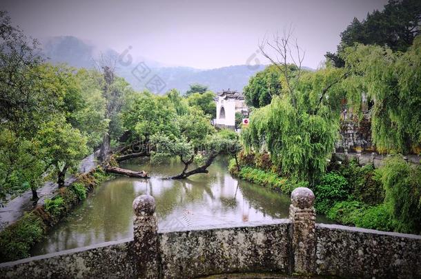 中国河顺古村落的风景