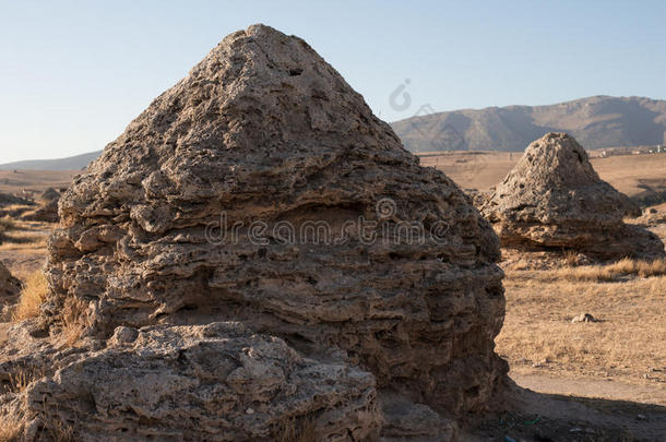 阿尔及利亚热的岩石小的灵魂