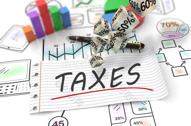 图表、会计、报税表中财务数据的分析
