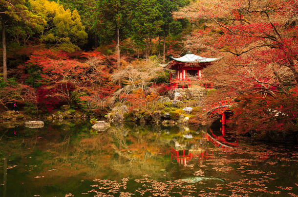 日本京都秋日大吉寺