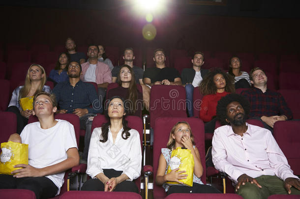 电影观众看电影