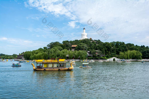 北京贝海公园夏季在北京，中国