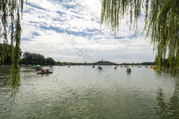 北京贝海公园夏季在北京，中国