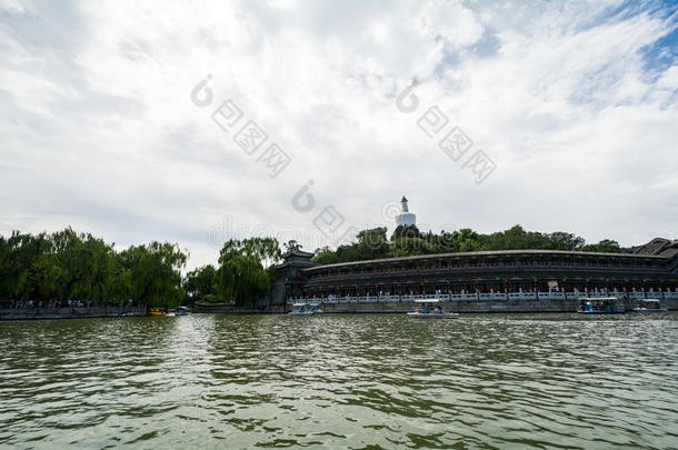 北京贝海公园夏季在北京，中国