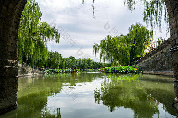 北京贝海公园夏季在北京，中国