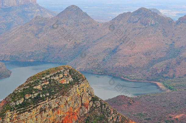 南非峡谷，mpumalanga省，布莱德河峡谷，自然保护区，山脉，景观，自然