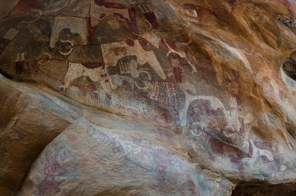 洞穴绘画和岩画LaasG尔，哈尔格萨，索马里