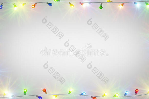 圣诞灯泡框架