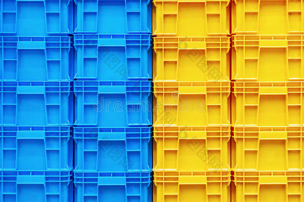 彩色塑料集装箱箱堆存物流业务