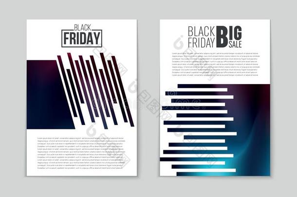 抽象矢量黑色星期五销售布局背景。 用于艺术模板设计，列表，页面，模型小册子风格，横幅