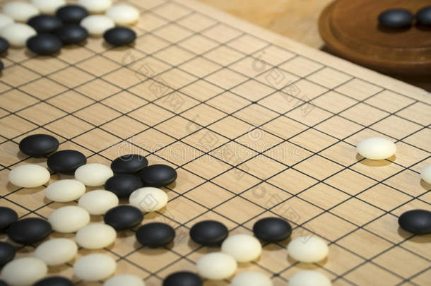 中国棋盘游戏围棋或围棋与复制空间的标题