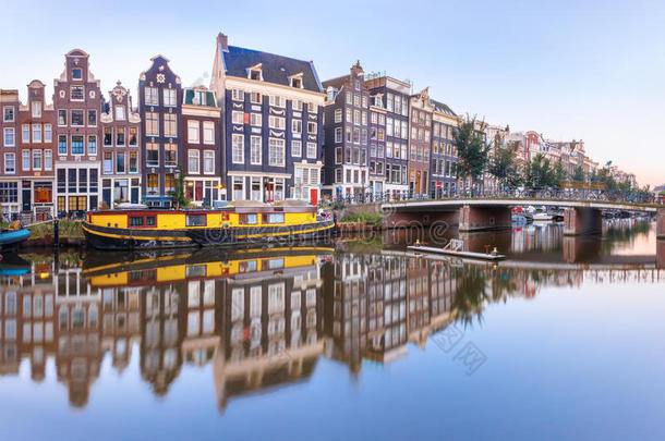 阿姆斯特丹运河与荷兰的房子，荷兰