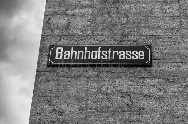位于瑞士苏黎世的Bahnhofstrasse街板块